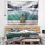 Tapisserie en polyester regardant "mountain lake" avec accessoires suspendus inclus-28490527