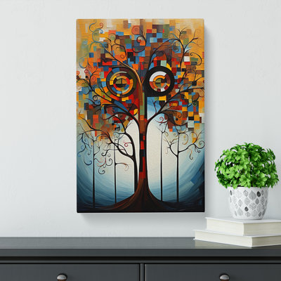 Tree Cubism - No Frame Print