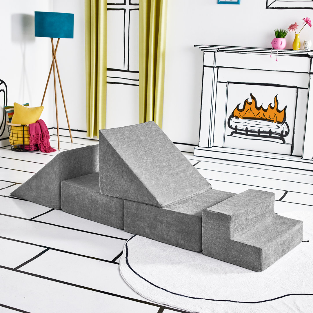 Yourigami Folding Convertible Kids and Toddler Play Gym, 5 Pieces Yourigami 