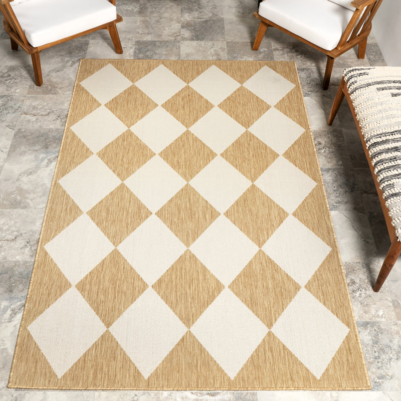 Tapis intérieur / extérieur Sabina, Rectangle 8 pi x 10 pi