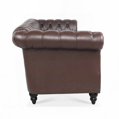 Deaneen 83.85'' Faux Leather Sofa