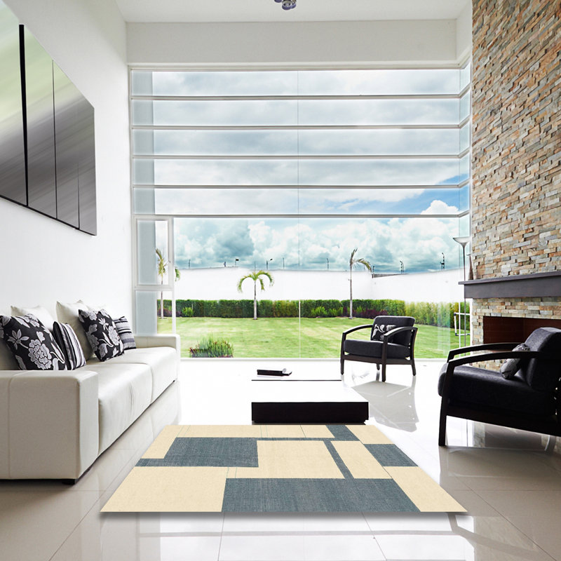 Aliene Abstract Indoor Rug, Square 5'