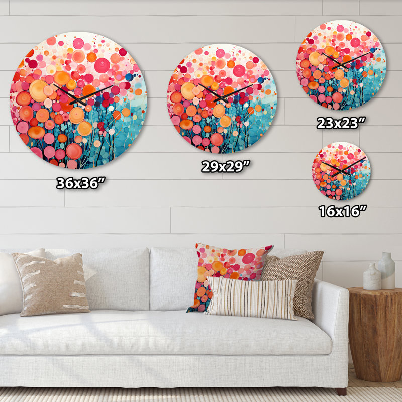Horloge murale Coral Oasis II, Moyenne