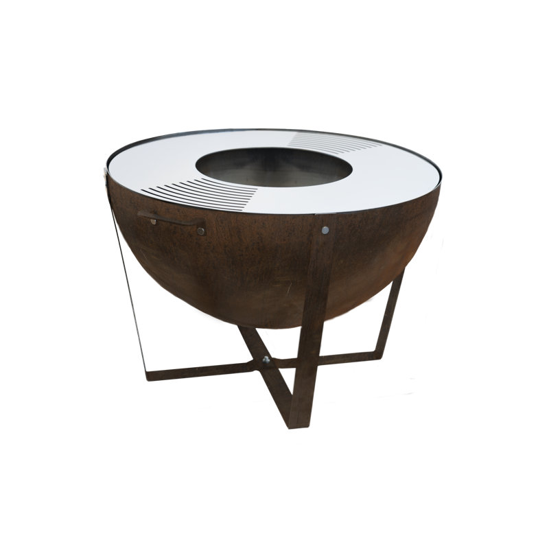 Round Steel Wood Burning Smokeless Fire Pit