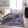 Premium Machine Washable Cerrito AMF503 Purple Rug