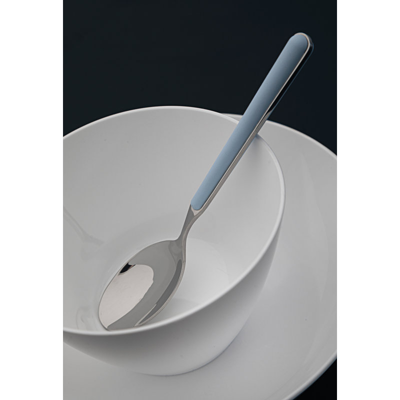 4 Pcs American Spoons Fant. Turtle-Dove, Light Blue