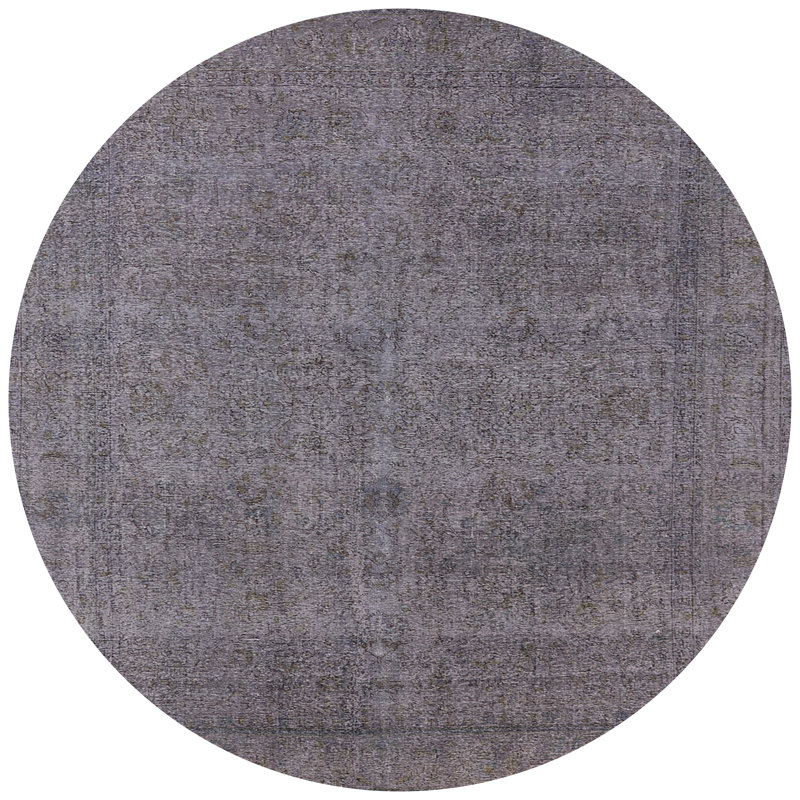 Tapis oriental gris Mariko, Rond 7 pi