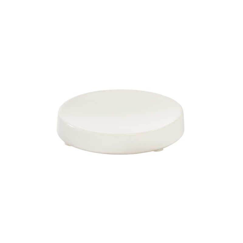 iDesign Eco Vanity Ceramic Soap Dish, Coconut