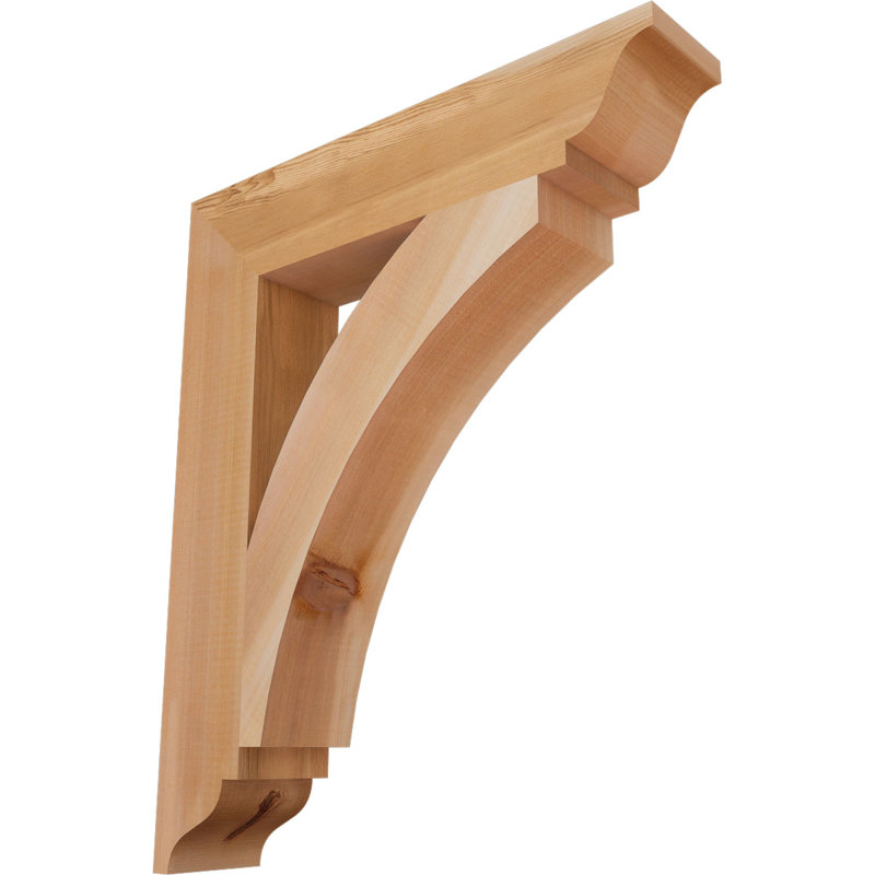 Support traditionnel Thorton, H 24 po x l 3,5 po x P 20 po, Cèdre rouge