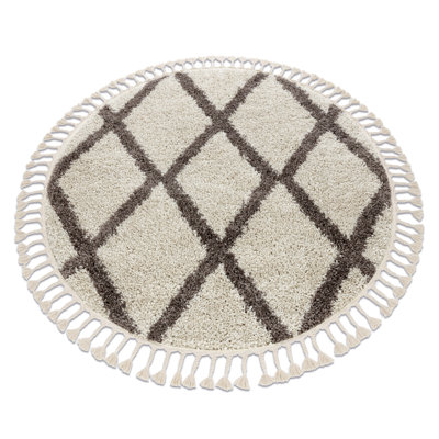 Round Willems Geometric Area Rug