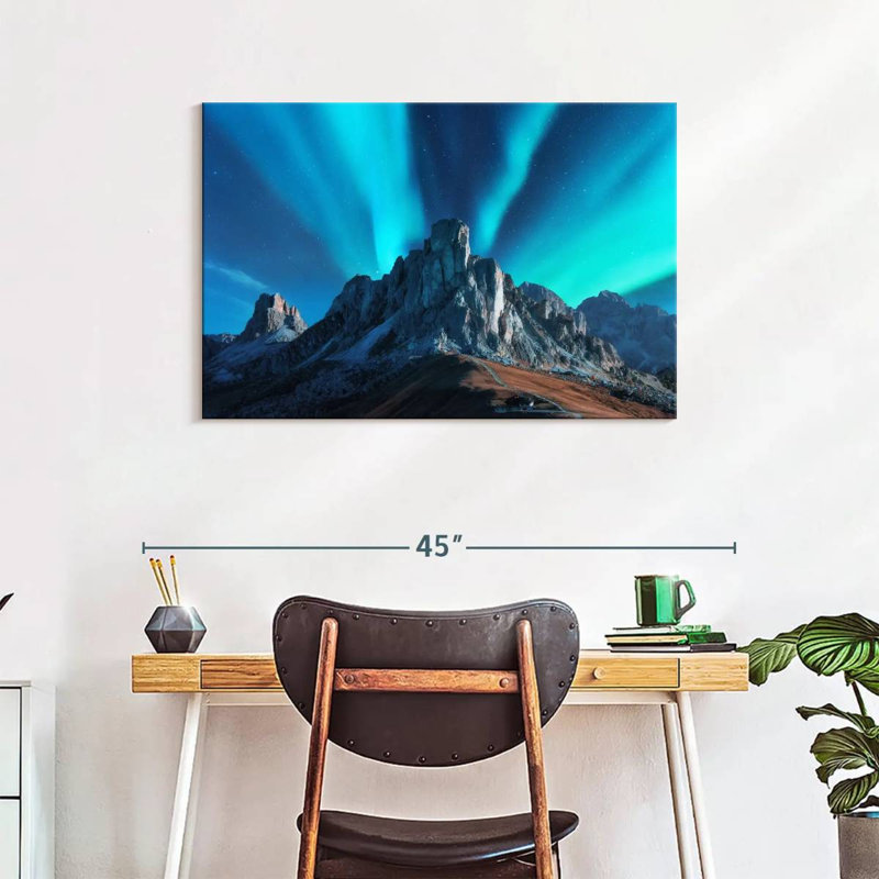 Alvord Mountain Ridge Aurora, 24" H x 36" W