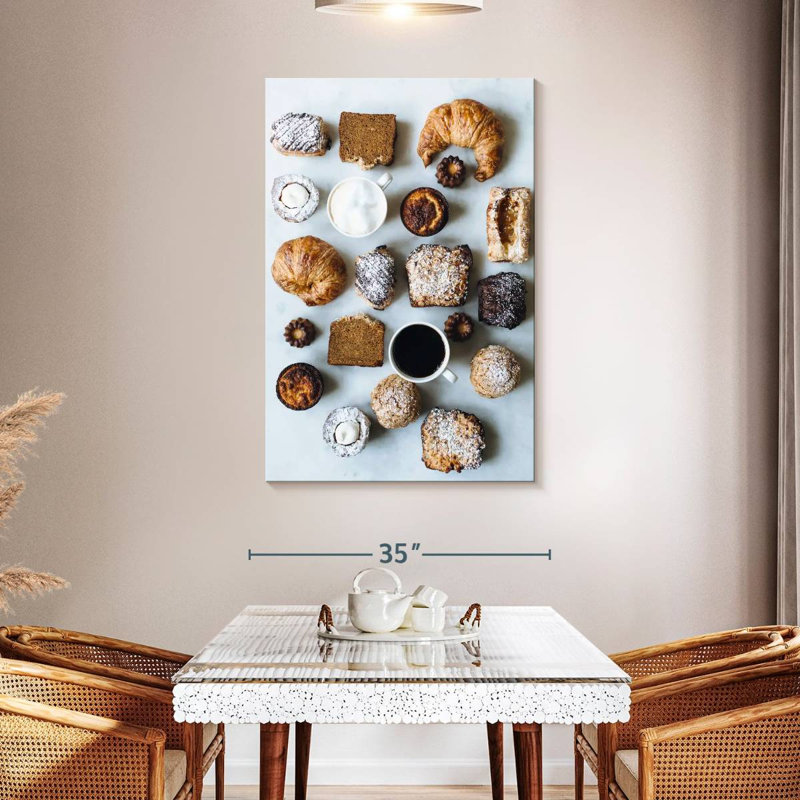 Yarlin Baked Pastries, 48" H x 32" W