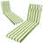 Olive Green White Striped