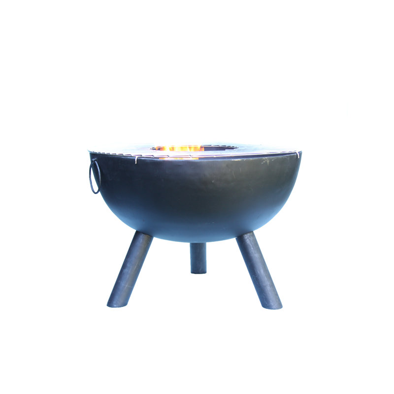 Casa Round Steel Smokeless Fire Pit, 51cm H x 70cm W x 70cm D