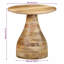 Side Table Diameter40x40 Cm Solid Wood Mango-960255947