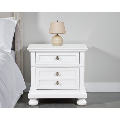Mielec Black Nightstand