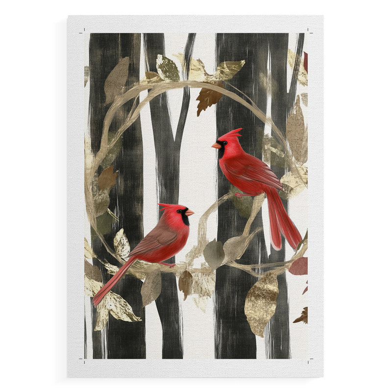 Christmas Holiday Art CDVI - Impression sur toile seulement - NON-CADRE, H 27 po x l 18 po
