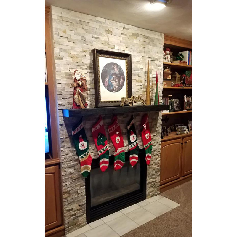 Anniek Fireplace Shelf Mantet, Black, 42"