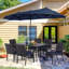 6 - Person Patio Dining Set with Rectangular Table , Cushions Included-630631642