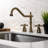 Kingston Brass Heritage Double-Handle Widespread Kitchen Faucet-11272166-11272141