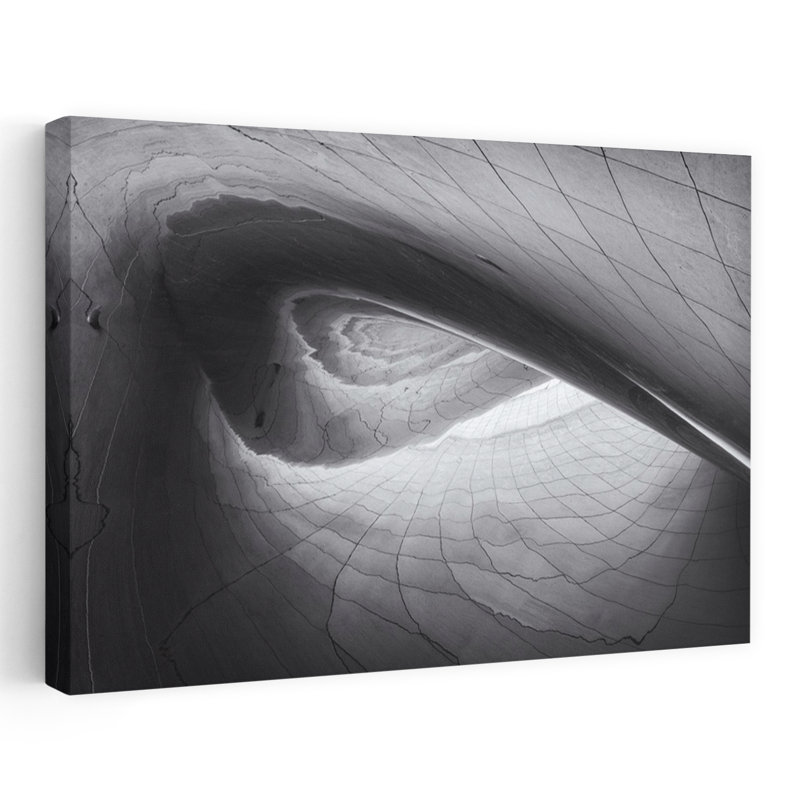 Chicago Warp, art abstrait contemporain, paysage, art mural, H 16 po x l 24 po