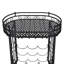 vidaXL Wine Rack with Glass Holder for 9 Bottles Metal