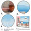Impression sur toile encadrée «Coastalminimalisme Coastal Elegance Pointillism II»-1369736852-1557311401