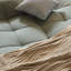Coussin convertible 78,74 po en polyester gris