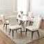 Chaise parsons rembourrée en velours Guitierrez-286095188