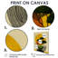 «Bonsai», impression sur toile, vert et jaune-1471029663-1471029632-1471029662