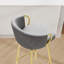 Tabouret de comptoir pivotant rembourré avec structure en métal (ensemble de 2)-107149237-107149236