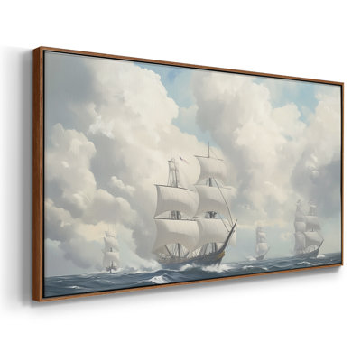 Nautical Series-XXXIII- Framed Gallery Wrapped Canvas -Ready to Hang