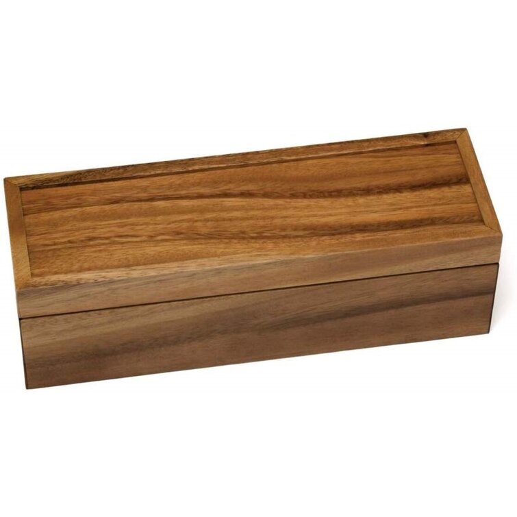 Lipper International Acacia Wood Tea Box