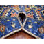 Tapis oriental bleu en laine noué à la main 9 pi 5 po x 12 pi Ersari 61CDE5B58B1B4048B323EF08C9E5399A