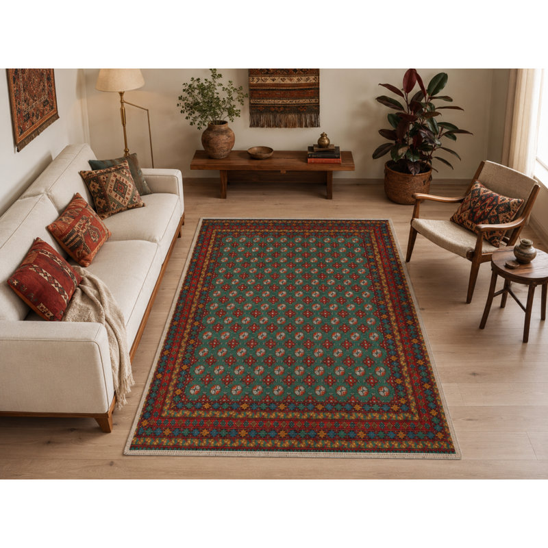 Tapis rectangulaire Debbora, Rectangle 2 pi 8 po x 5 pi