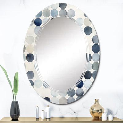 Chalotra - Miroir mural moderne ovale