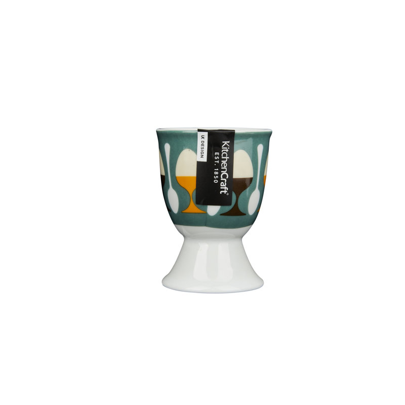 Retro 6 Piece Egg Cup Set