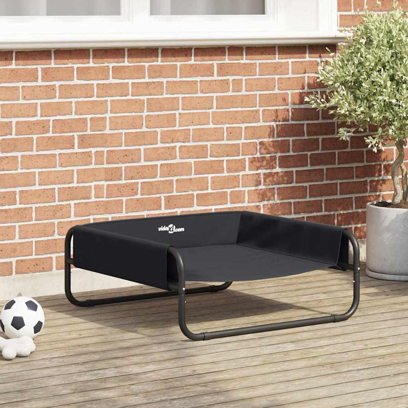 Oxford Fabric Pet Bed, 30cm H x 75cm W x 75cm D, Black