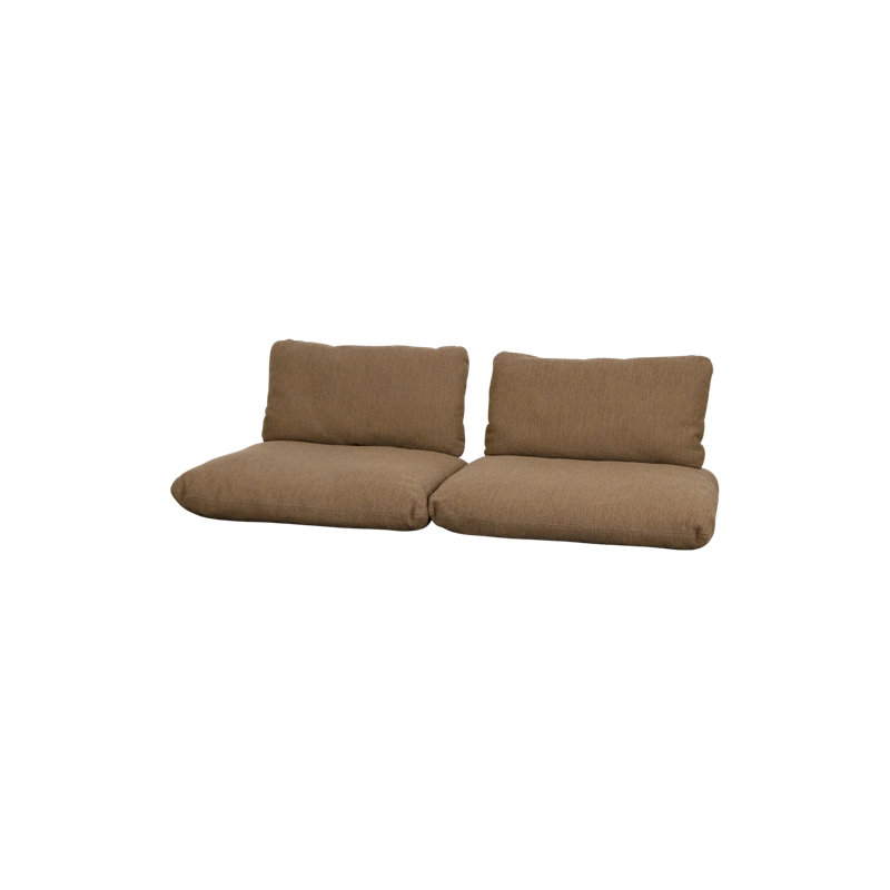 Sticks 2-Seater Sofa Cushion Set, Umber Brown