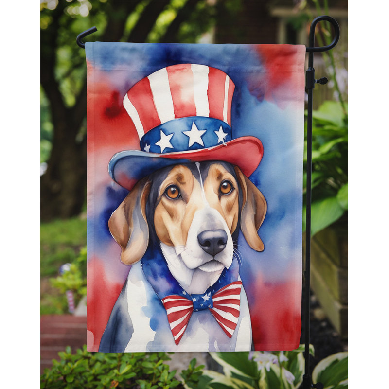 Drapeau patriotique du jardin américain, Foxhound américain
