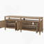 Console de divertissement 72 po au fini sable