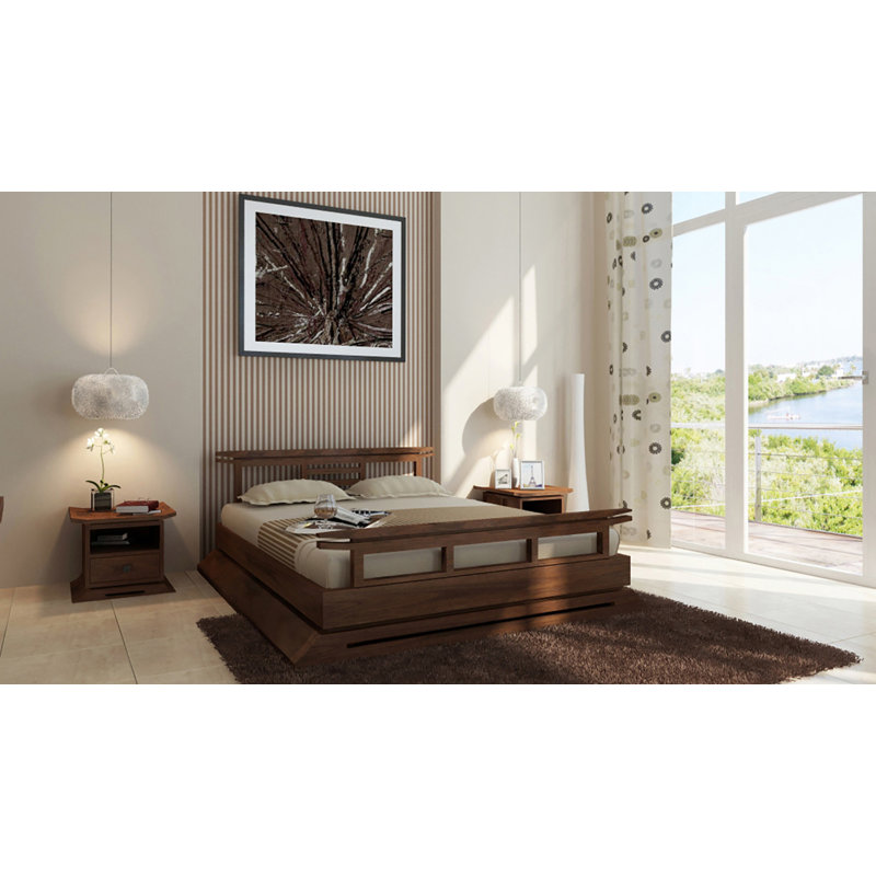 Bouchier Solid Wood Piece Bedroom Set, King