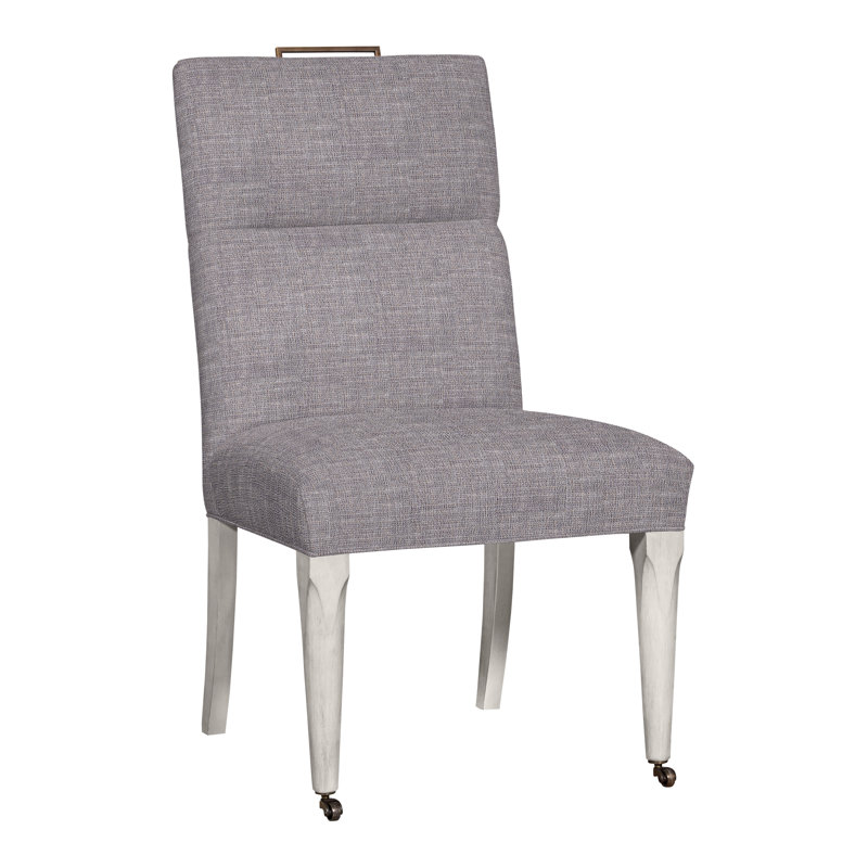 Chaise d'appoint Br légum Road, Casablanca, Chenille nomade ardoise Crypton®