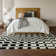 Premium Machine Washable Prisco Black Rug