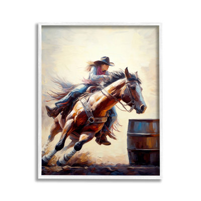 GallopingJockeyGirlGicleeArtbyRamonaMurdock