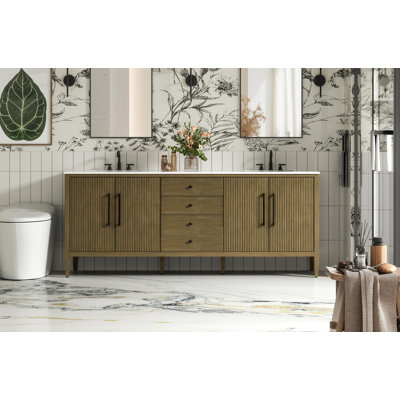 84 inch Double Bathroom Vanity