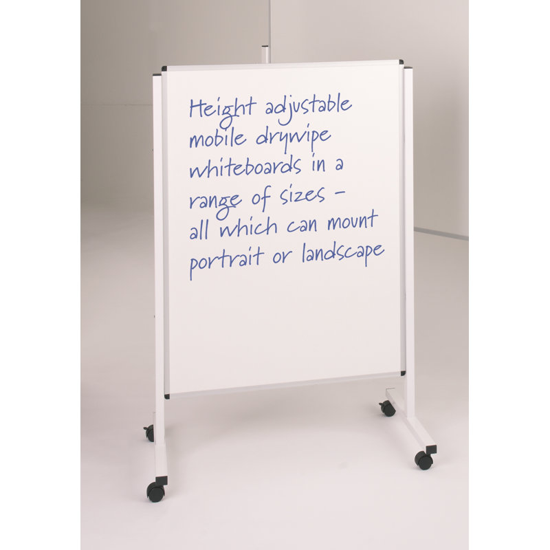 Free-Standing Whiteboard, 120 cm H x 90 cm W