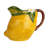 Sunny Orchard Stoneware Lemon Pitcher