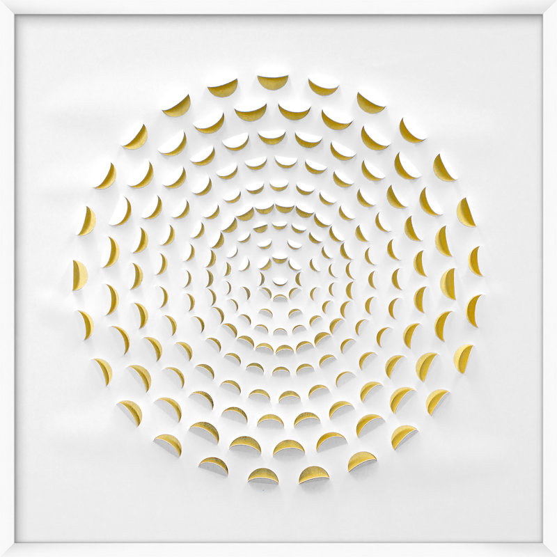 Cut Paper Circle Print