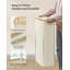 Laundry Basket With Lid, Slim Laundry Hamper, 65L, Space-Saving, Removable Mesh Liner, Oxford Fabric, Bamboo Handles, Collapsible, 42 X 22.5 X 70.5 Cm-622881892